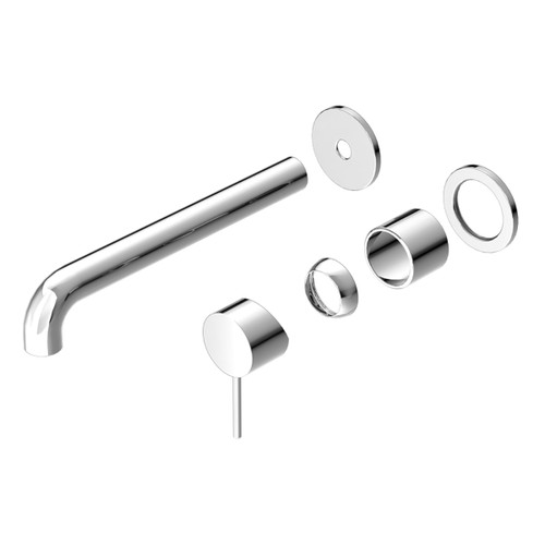 Mecca Wall Basin or Bath Mixer Separete Back Plate 230mm (Trim Kit Only) Chrome [290113]