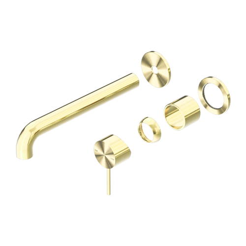 Mecca Wall Basin or Bath Mixer Separate Back Plate 260mm (Trim Kit Only) Brushed Gold [289967]