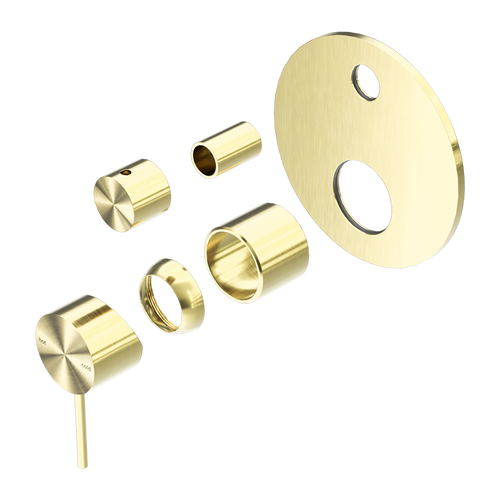 Mecca Shower Mixer with Divertor (Trim Kit Only) Brushed Gold [290002]