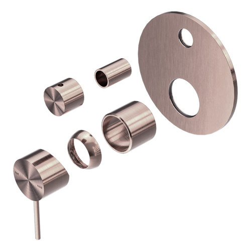 Mecca Shower Mixer with Divertor (Trim Kit Only) Brushed Bronze [290008]