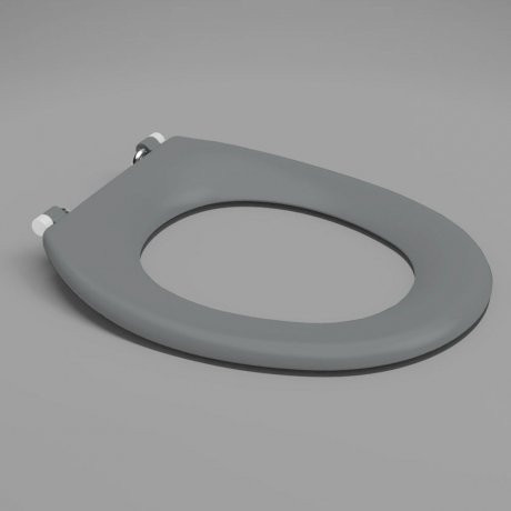 Caravelle Care Single Flap Toilet Seat Anthracite Grey NTH [136044]
