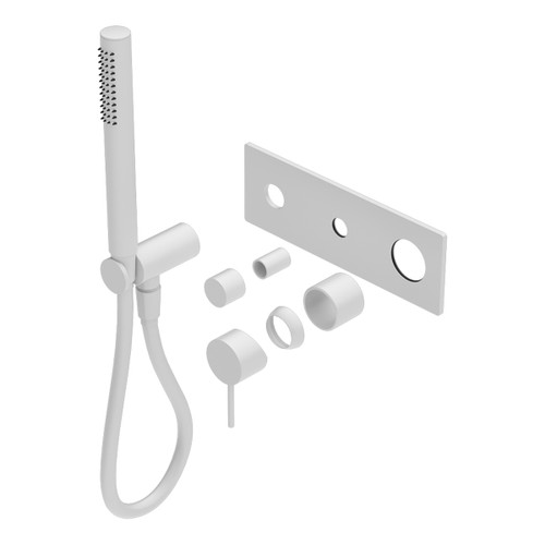 Mecca Shower Mixer Divertor System (Trim Kit Only) Matte White [290047]