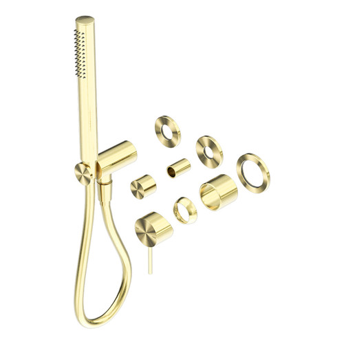 Mecca Shower Mixer Divertor System Separate Back Plate (Trim Kit Only) Brushed Gold [290058]