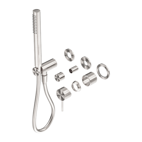 Mecca Shower Mixer Divertor System Separate Back Plate (Trim Kit Only) Brushed Nickel [290061]