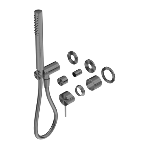 Mecca Shower Mixer Divertor System Separate Back Plate (Trim Kit Only) Gunmetal [290067]