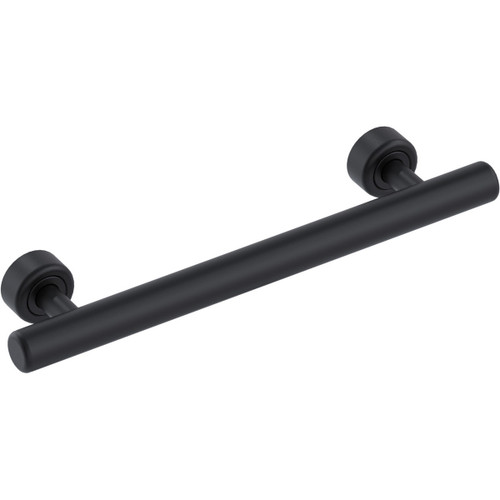 Grab Rail Linear Straight 450mm Matte Black [287563]