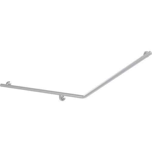 Grab Rail Linear Toilet Assist 870mm x 700mm Brushed Stainless Left Hand [287858]