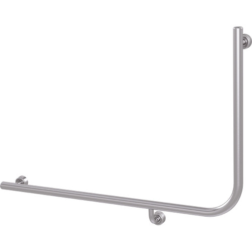 Grab Rail Linear Toilet Assist 960mm x 600mm Brushed Stainless Left Hand [287885]