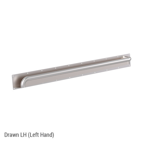 Grab Rail Anti Ligature Horizontal 1200mm Brushed Stainless Steel Left Hand [287494]