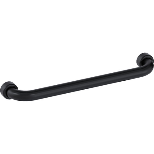 Grab Rail Hygenic Seal Straight  450mm Matte Black [287424]