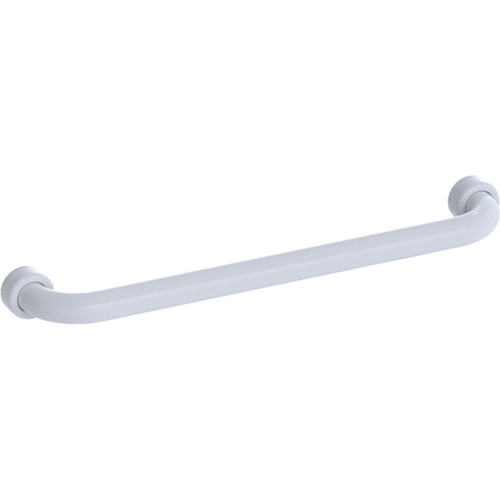 Grab Rail Hygenic Seal Straight  500mm Antimicrobial White [287516]
