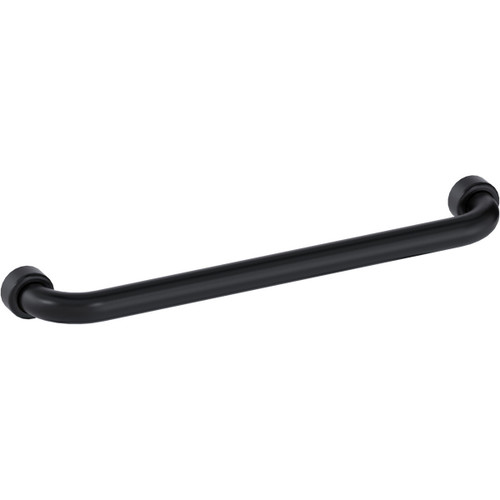 Grab Rail Hygenic Seal Straight  500mm Matte Black [287514]