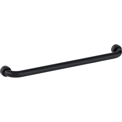 Grab Rail Hygenic Seal Straight  600mm Matte Black [287465]