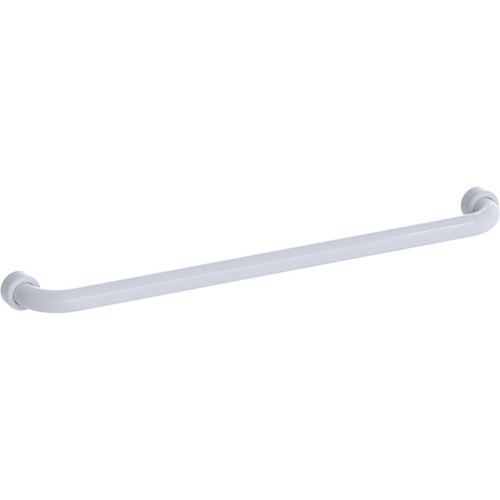 Grab Rail Hygenic Seal Straight  700mm Antimicrobial White [287471]