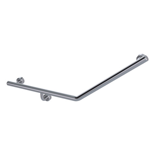Grab Rail Linear Toilet Assist 450mm x 450mm (140D) Polish Supreme Left Hand [287603]