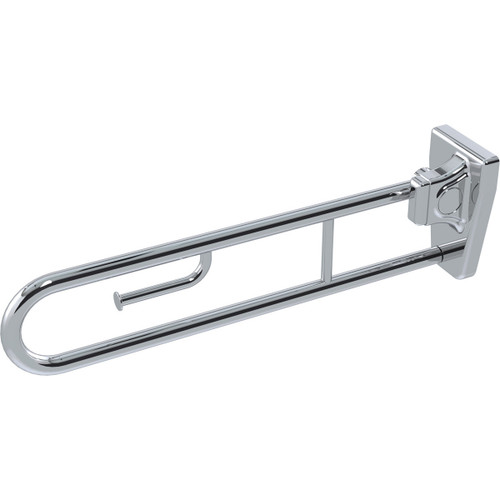 Grab Rail Tiltlock 850mm Polish Supreme Right Hand (with welded Toilet Roll Holder) [287472]