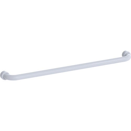 Grab Rail Hygenic Seal Straight 800mm Antimicrobial White [287943]