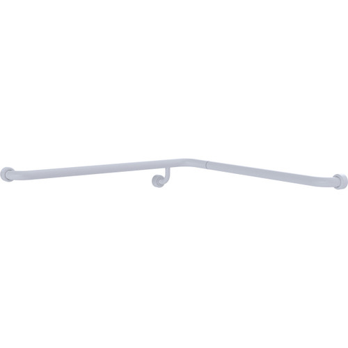 Grab Rail Hygenic Seal Corner 800mm x 800mm Antimicrobial White Right [287919]