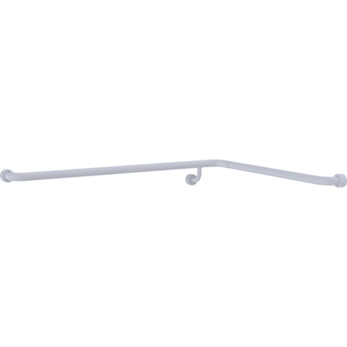 Grab Rail Hygenic Seal Shower Recess 760mm x 1000mm Corner Antimicrobial White Right Hand [288219]