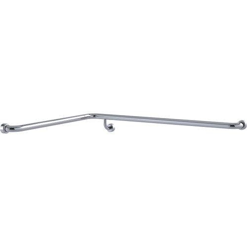 Grab Rail Hygenic Seal Shower Recess 760mm x 1000mm Corner Polish Supreme Left Hand [288221]