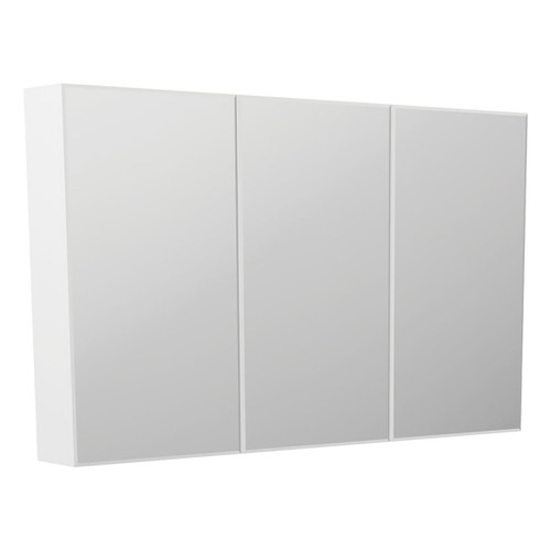 Mirror Cabinet Bevel Edge 1200 x 720 x 150mm Gloss White [294495]
