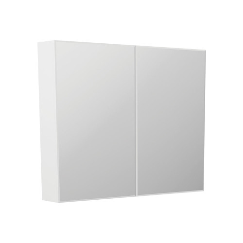 Mirror Cabinet Bevel Edge 900 x 720 x 150mm Gloss White [294215]