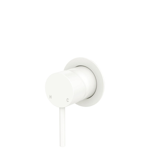 Kaya Wall Mixer (Dress Kit Only) Small Round Plate Matte White [294243]