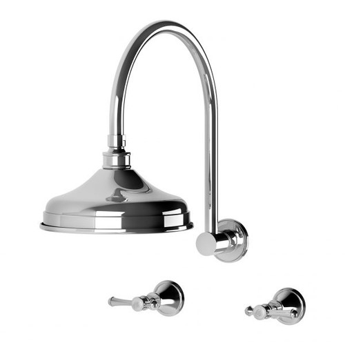 Nostalgia Lever Shower Set Ceramic Disc 1/4 turn3Star Chrome [136368]