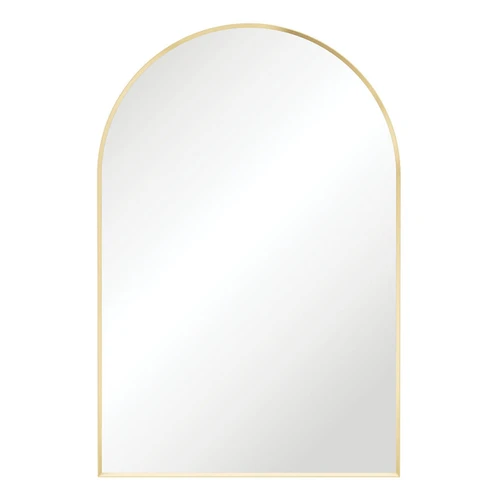 Framed Arch Mirror 600 x 900mm Urban Brass [294359]