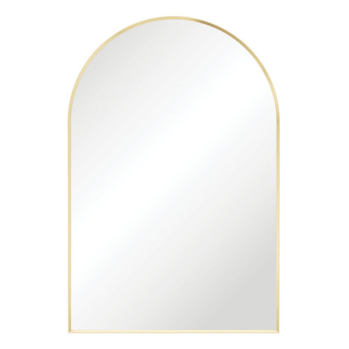 Framed Arch Mirror 600 x 900mm Urban Brass [294359]