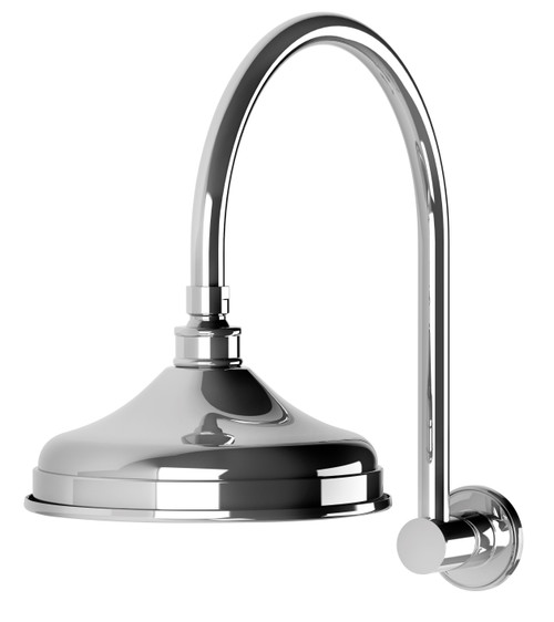 Nostalgia Vintage Shower Rose & Arm & 3Star Chrome [136379]