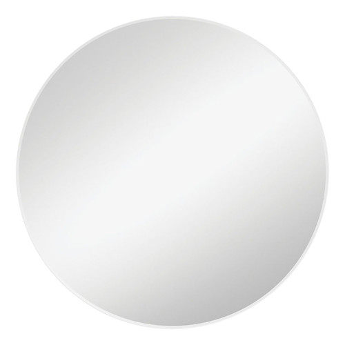 Reba Round Framed Mirror 800mm Matte White [294349]
