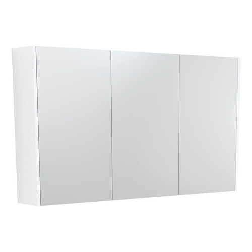 Mirror Cabinet 1200 x 670 x 180mm with Satin White Side Panels [294273]