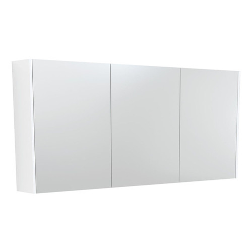 Mirror Cabinet 1500 x 670 x 180mm with Satin White Side Panels [294414]