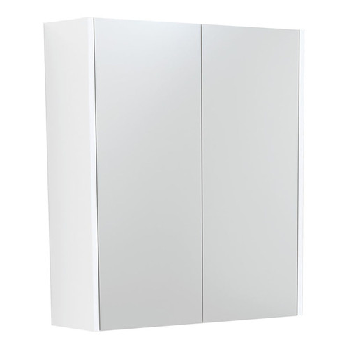 Mirror Cabinet 600 x 670 x 180mm with Satin White Side Panels [294218]
