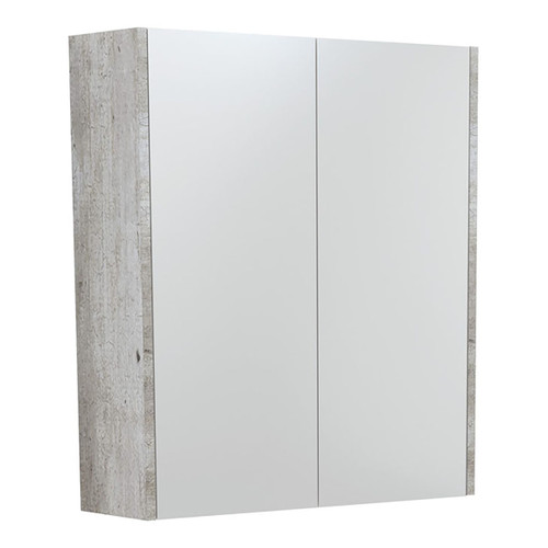 Mirror Cabinet 600 x 670 x 180mm with Industrial Side Panels [294230]