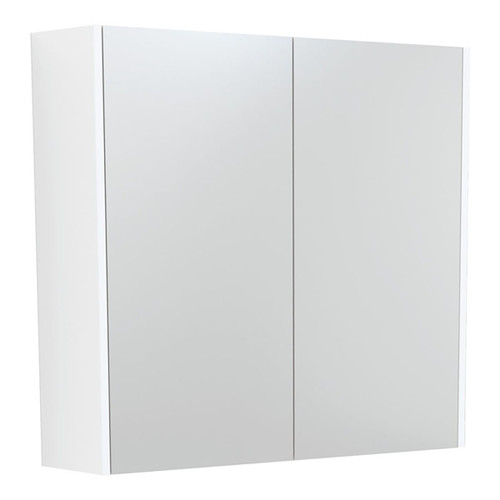 Mirror Cabinet 750 x 670 x 180mm with Satin White Side Panels [294488]
