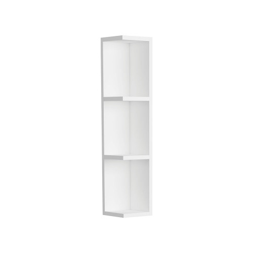 Side Shelves for Mirror Cabinets 150 x 720 x 150mm Gloss White [294220]