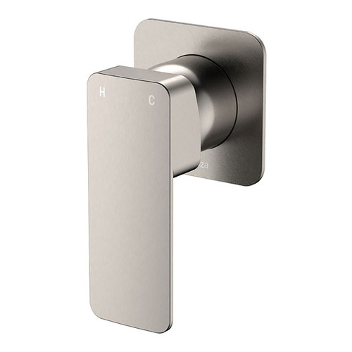 Tono Wall Mixer Small Square Plate Brushed Nickel [294471]