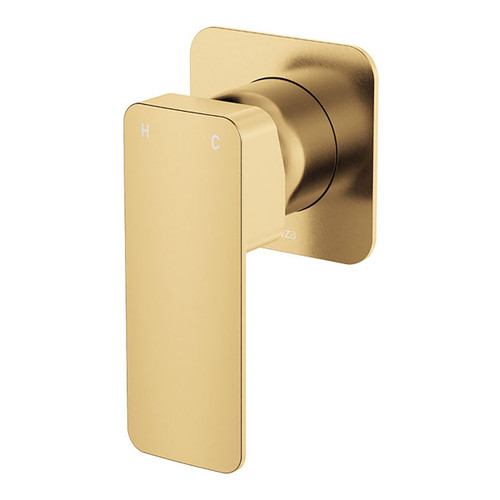 Tono Wall Mixer Small Square Plate Urban Brass [294481]
