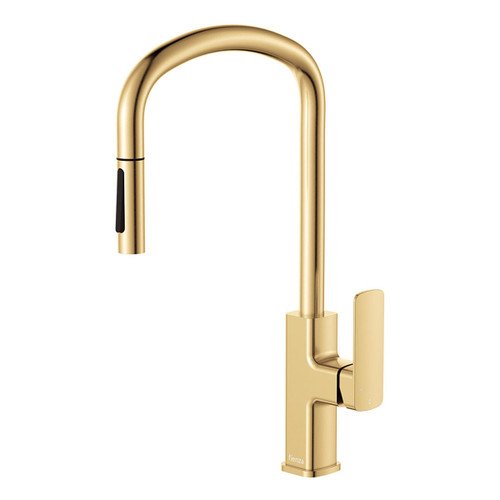 Tono Pull Out Sink Mixer 225mm Urban Brass [294474]