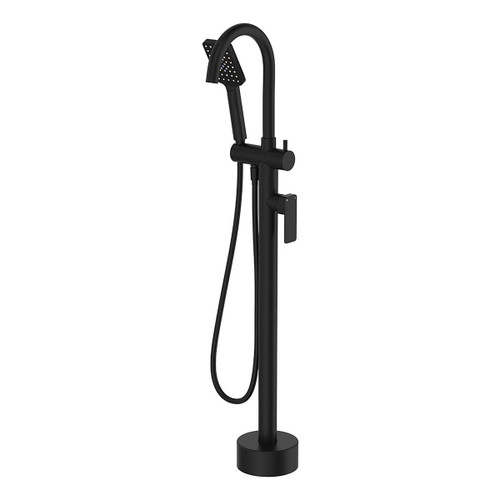 Tono Floor Mounted Bath Mixer with Hand Shower Matte Black [294504]