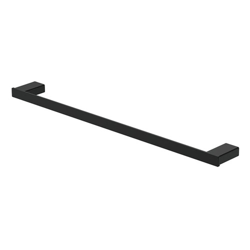 Tono Single Towel Rail 610mm Matte Black [294329]