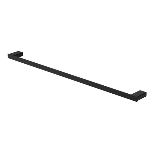 Tono Single Towel Rail 810mm Matte Black [294408]