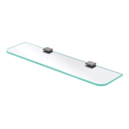 Tono Glass Shelf 500mm Gunmetal [294240]