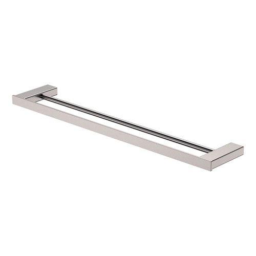 Tono Double Towel Rail 610mm Brushed Nickel [294308]