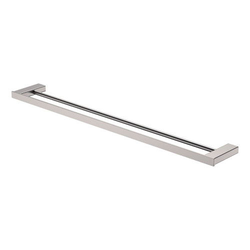 Tono Double Towel Rail 810mm Brushed Nickel [294369]