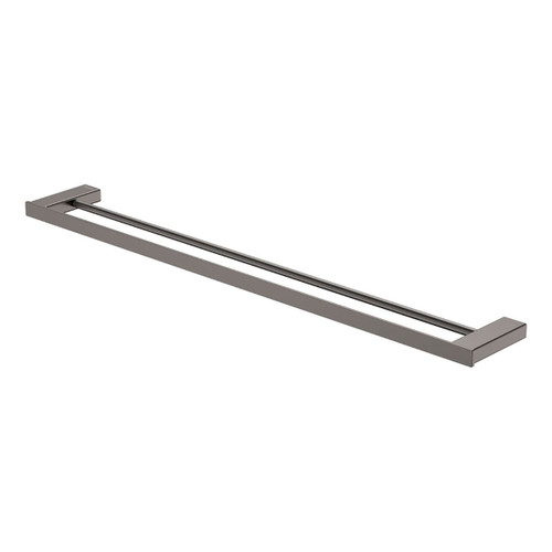 Tono Double Towel Rail 810mm Gunmetal [294384]