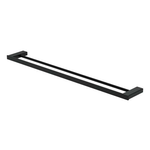 Tono Double Towel Rail 810mm Matte Black [294394]