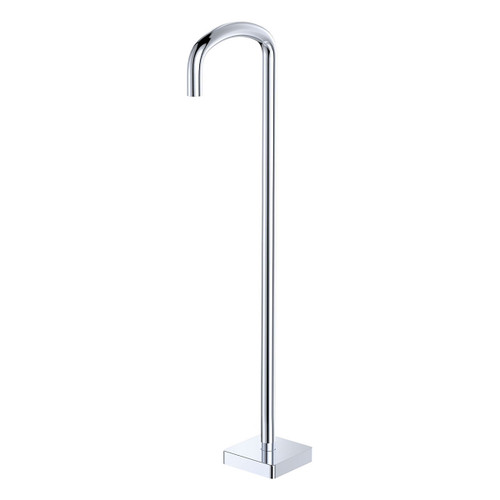 Tono Freestanding Floor Mounted Bath Outlet 227mm Chrome [294341]